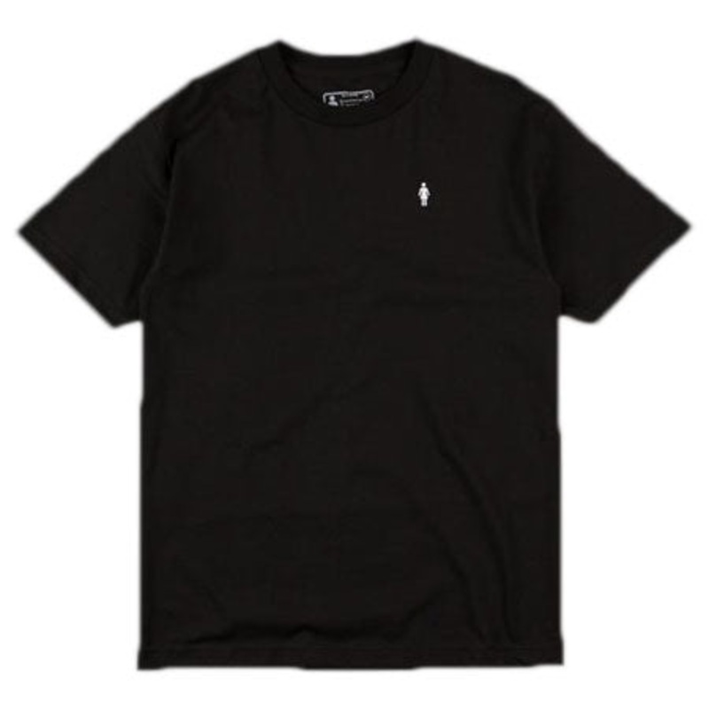 Girl Micro OG Embroidered T Shirt Black Medium