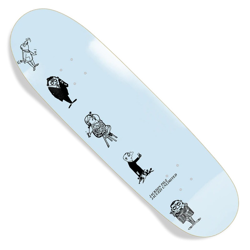 Jacuzzi Unlimited Jackson Pilz Patrons Shaped EX7 Deck Blue 9.125 x 32.3 WB:14.5