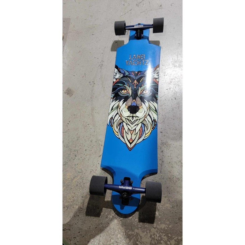 Landyachtz Nine Two Five Wolf 40″Drop Through Longboard – Blue – Limited Edition