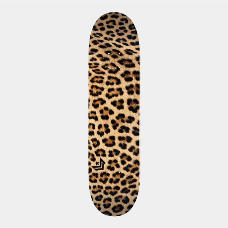 Mini Logo – 7.75″ – FF&F 18 Leopard Fur 291 Mini Deck – Multi