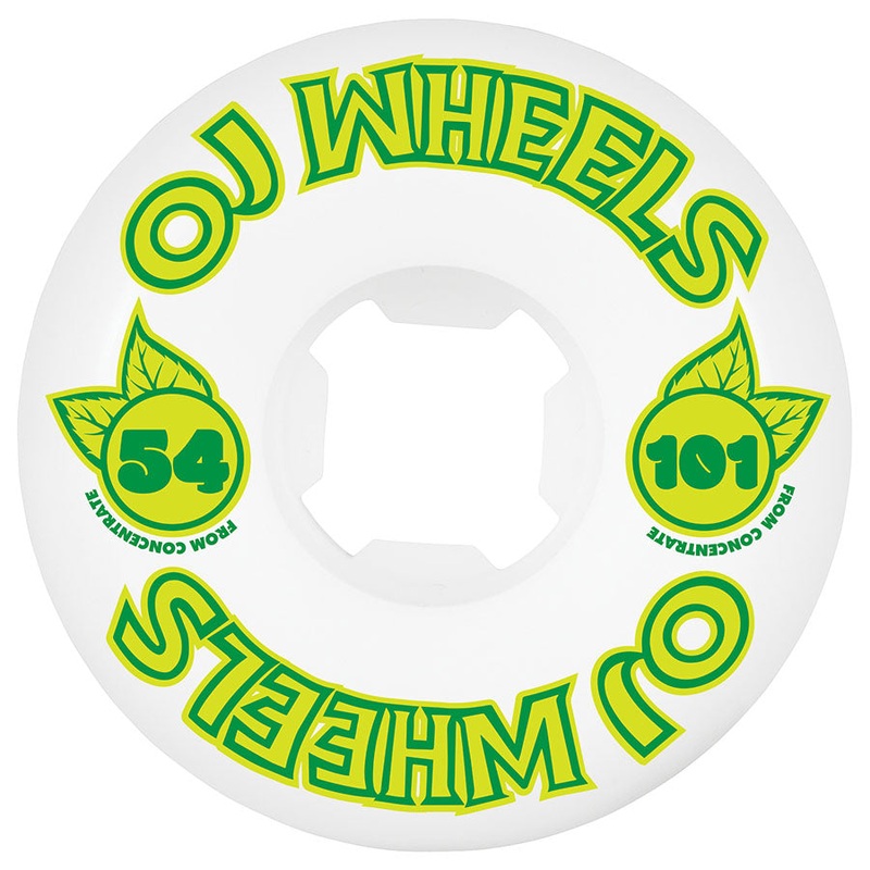OJ Wheels From Concentrate Hardline 54mm 101a Skateboard Wheels 54mm