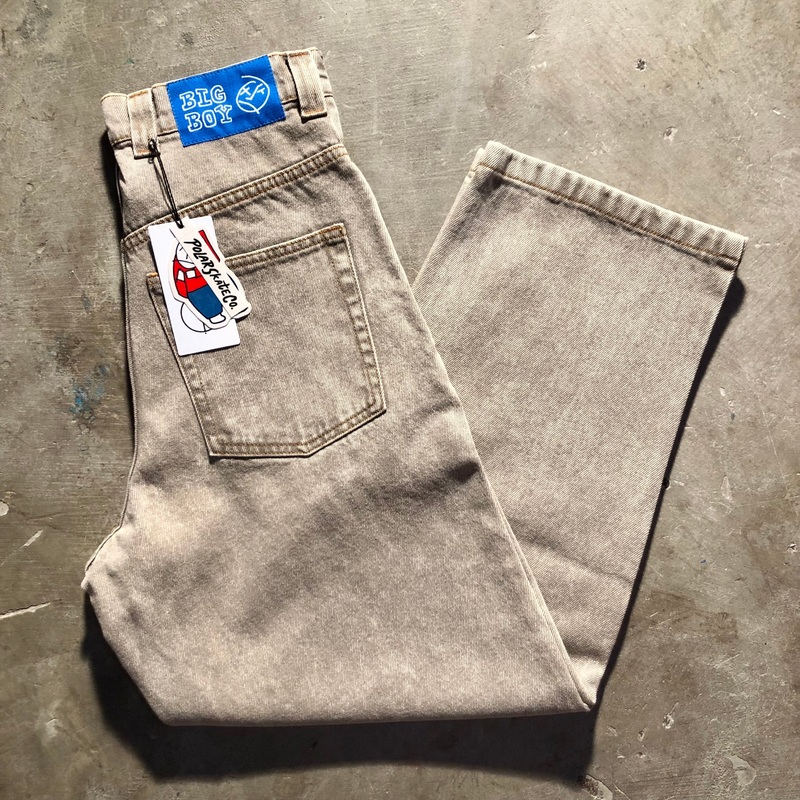 Polar Skate Co. – Big Boy Denim Pant – Acid Beige XS