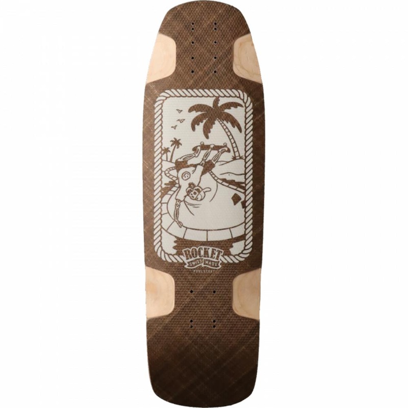 Rocket Scout Pool Skate 30″ Longboard Deck Deck
