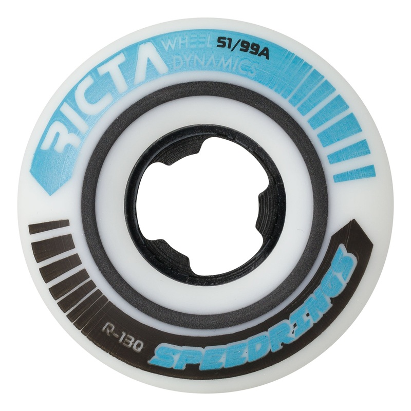 51mm Speedrings Slim 99a Ricta Skateboard Wheels No Color 51mm