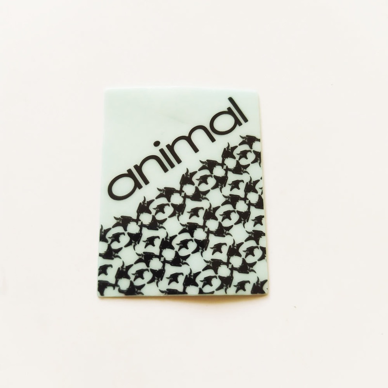 Animal Bikes BMX Sticker / Decal – 3.75 cm high approx – Clear(ish) background