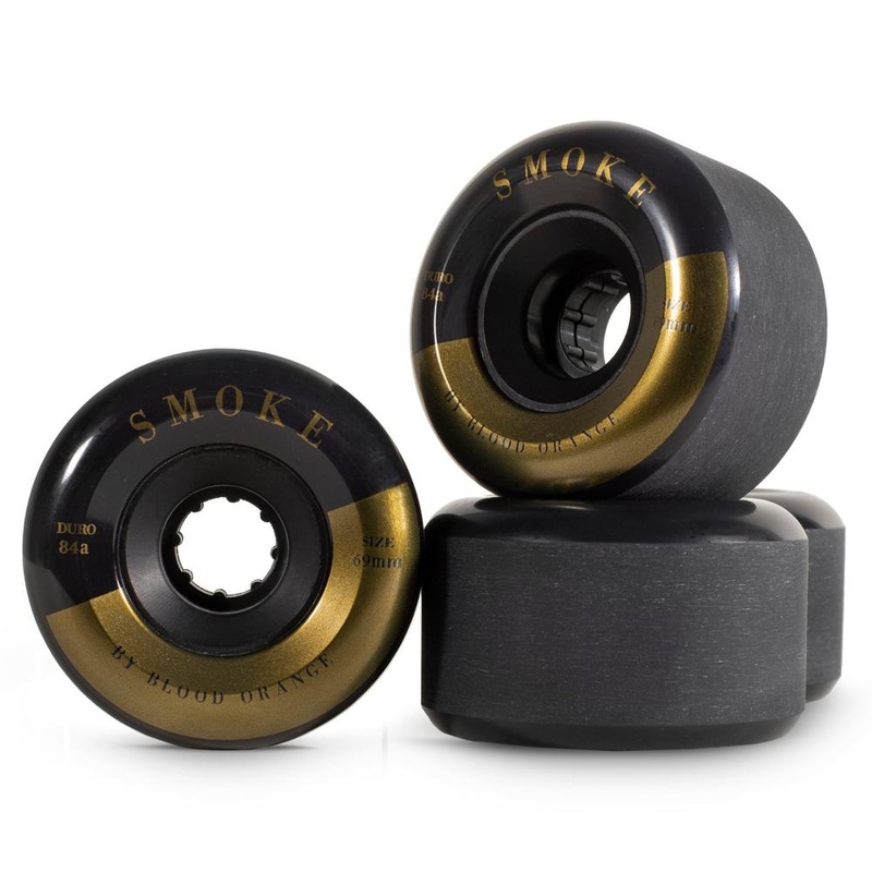 Blood Orange Smoke 69mm/84A Skateboard Wheels | set of 4 Blood Orange Smoke Wheels 69mm/84A