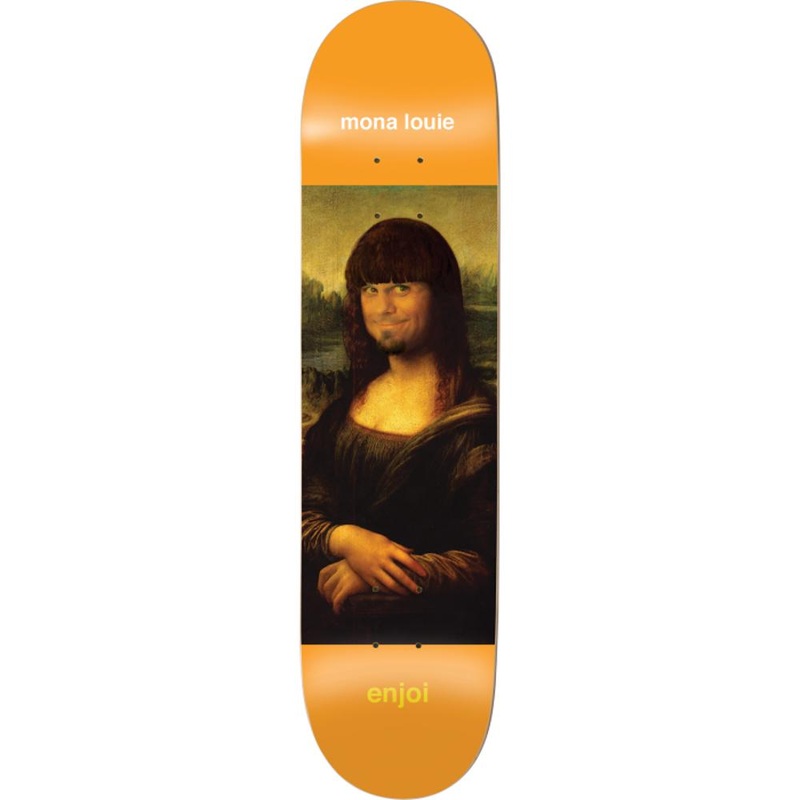 Enjoi Barletta Renaissance 7.75″ Orange Skateboard Deck