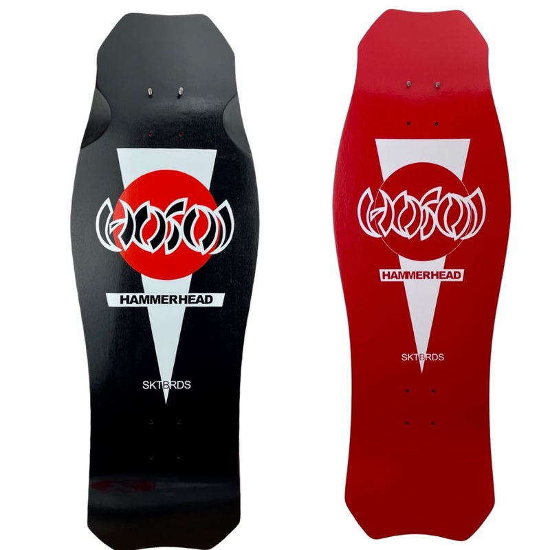Hosoi O.G. Hammerhead Double Take Red / Black 10.5″ Skateboard Deck