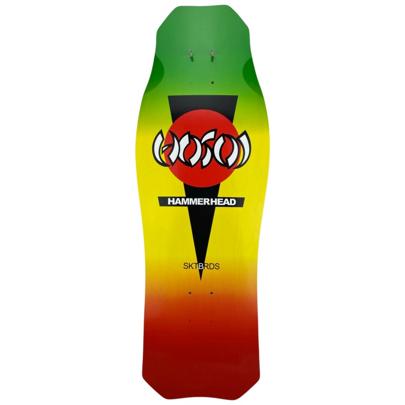 Hosoi O.G. Hammerhead Rasta 10.5″ Skateboard Deck