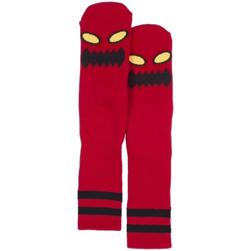 Monster Face Sock (Red)