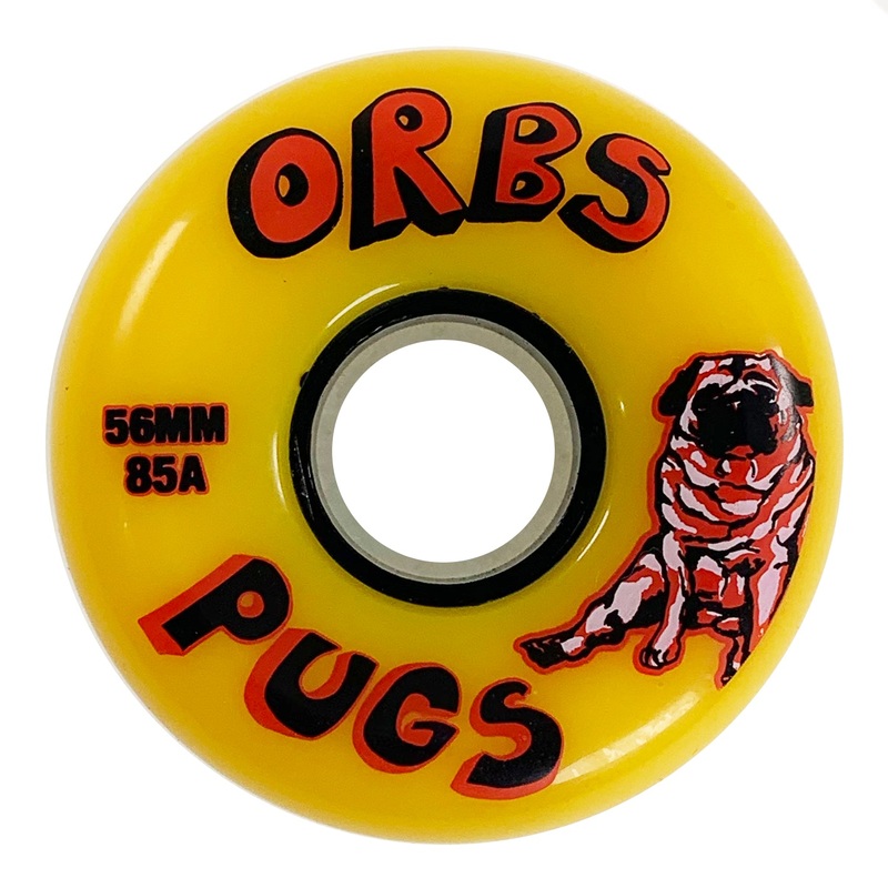 Orbs – 56mm – 85a – Pugs Soft Wheels – Yellow