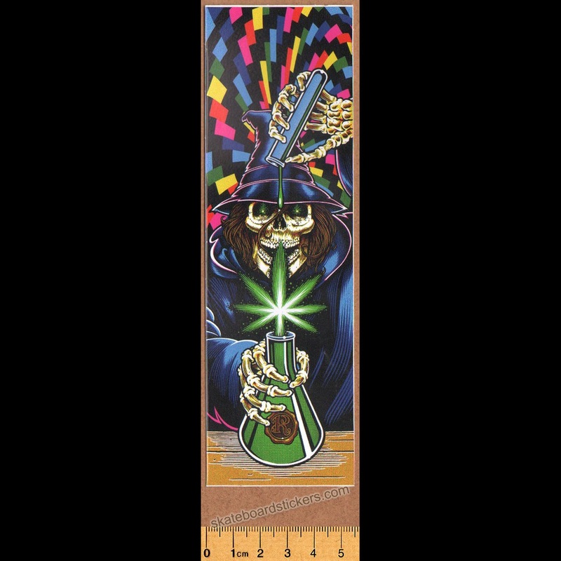 Paisley Skates Skateboard Sticker – Rolling Hills art by Sean Cliver