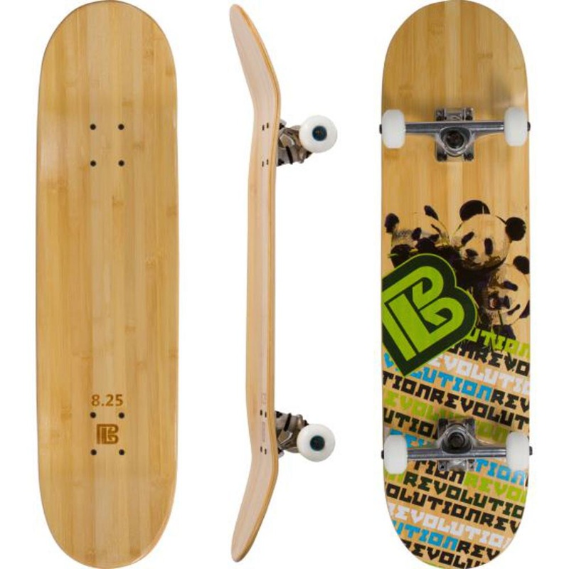 Panda Revolution Graphic Bamboo Skateboard Limited Deck Only 7.75″