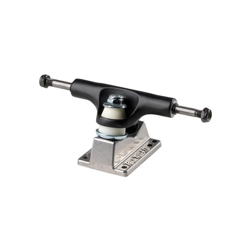 Paris Street 108mm Matte Black/Raw Skateboard Trucks | set of 2