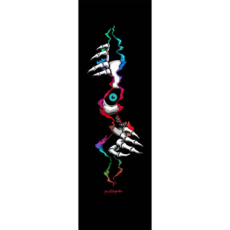 Powell Peralta Premium Printed Black Griptape – Ripper Peeker 9×33 9×33