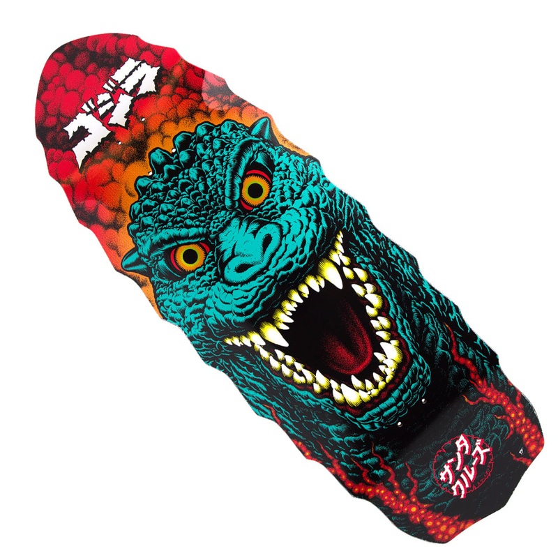 Santa Cruz Godzilla Destroyer Shaped Deck Multicolor 11 x 32 WB:15