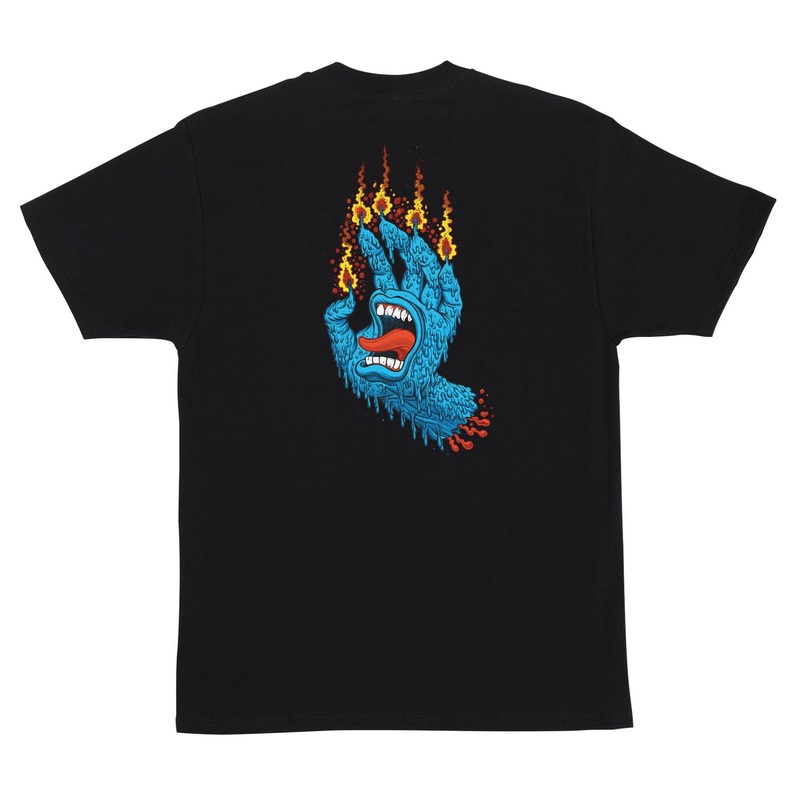 Santa Cruz Pace Ritual Hand T-Shirt Small Black
