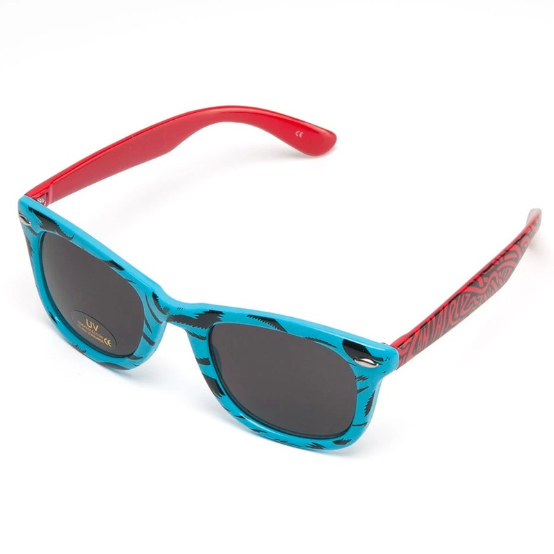 Santa Cruz Screaming Hand Sunglasses – Blue / Red