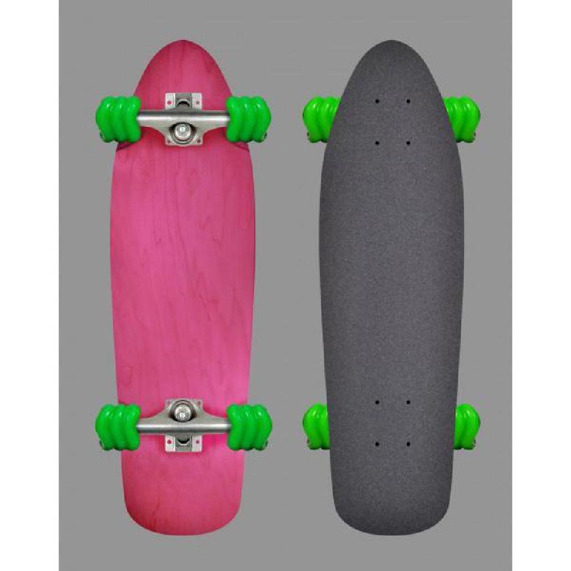 Shiver Guppy Pink Cruiser Longboard – 27″ With Shark Wheels