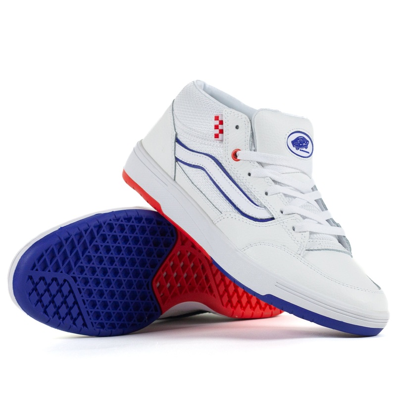 Skate Zahba Mid (Athletic White/Multi) 9M / 10.5W