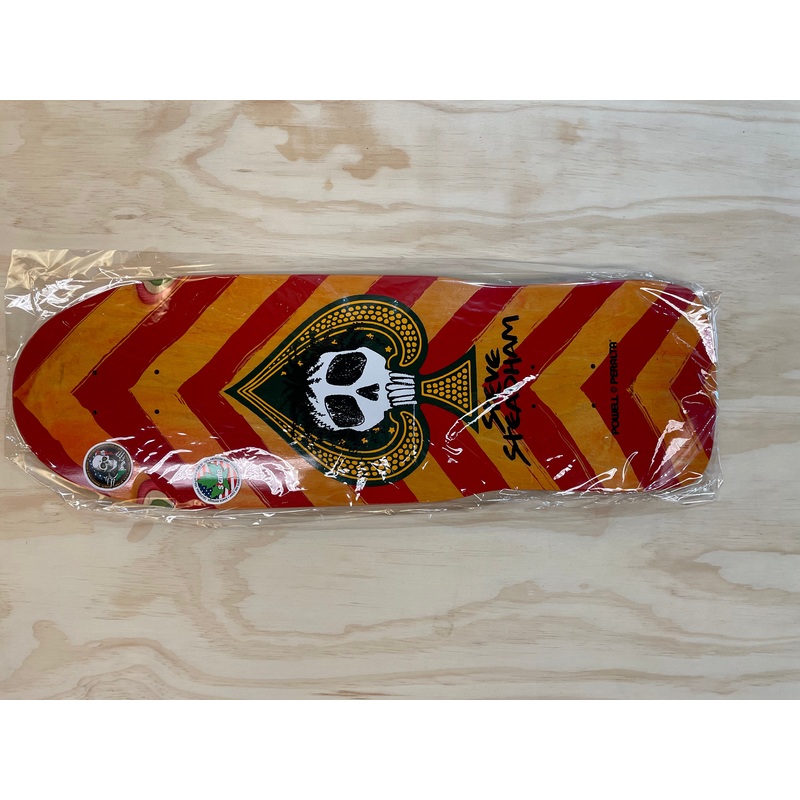 Steadham Skull & Spade Reissue Skateboard Deck Orange Stain – 10.00 X 30.125