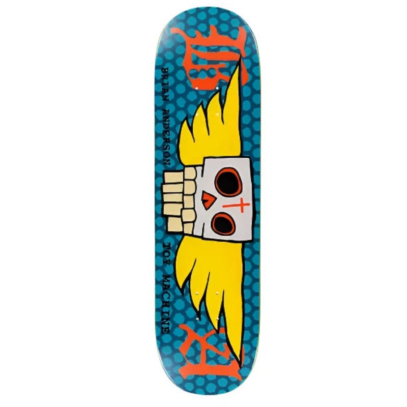 Toy Machine Brian Anderson Bad Ass 8.5″ Skateboard Deck 8.5″ WB 14.25″