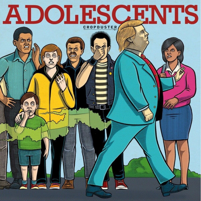 Adolescents – Cropduster Gatefold Sleeve Gold Color 180G Vinyl LP Record