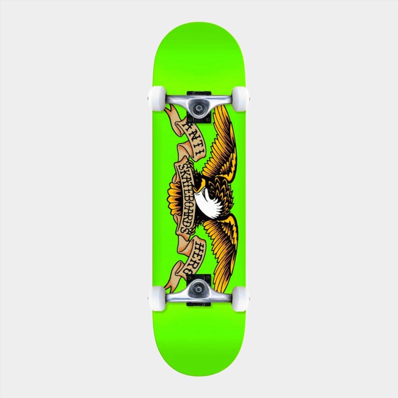 Anti Hero – 8″ Classic Eagle L Complete Skateboard Green