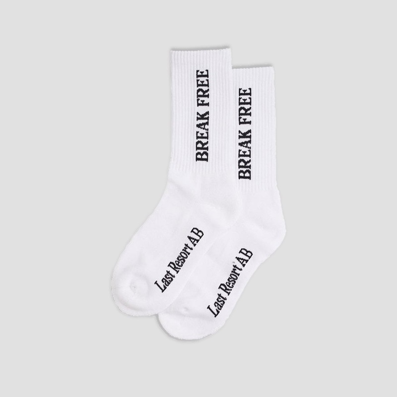Last Resort AB Break Free Socks White / Black UK 6-8