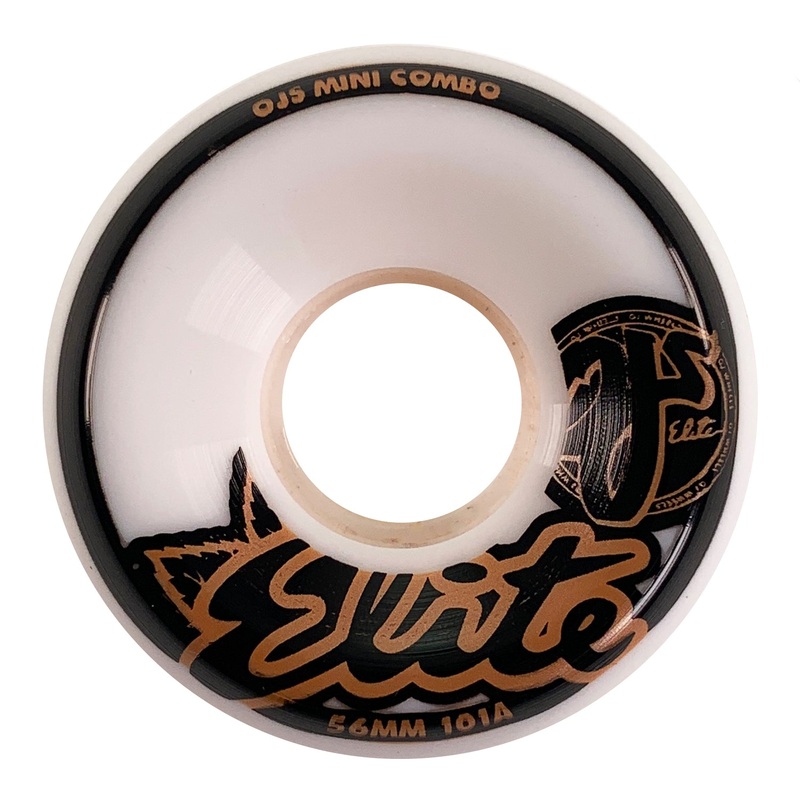 OJ Elite – 56mm – 101a Mini Combo Wheels – White