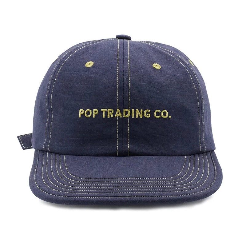 Pop Trading Co Flexfoam Sixpanel Hat Navy