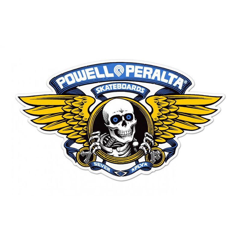 Powell Peralta Winged Ripper Ramp Sticker – Blue