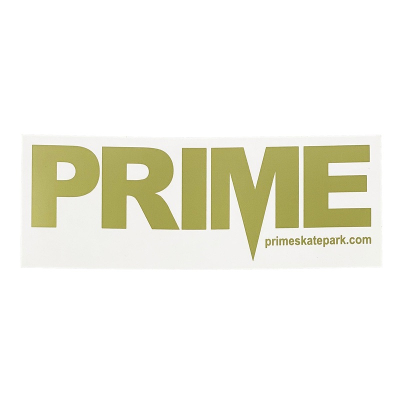 Prime Delux OG SP Sticker XXL – Gold / Clear