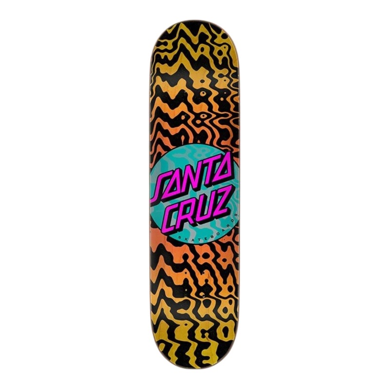 Santa Cruz Zebra Marble Dot 7 Ply Birch Skateboard Deck 8.125 8.125