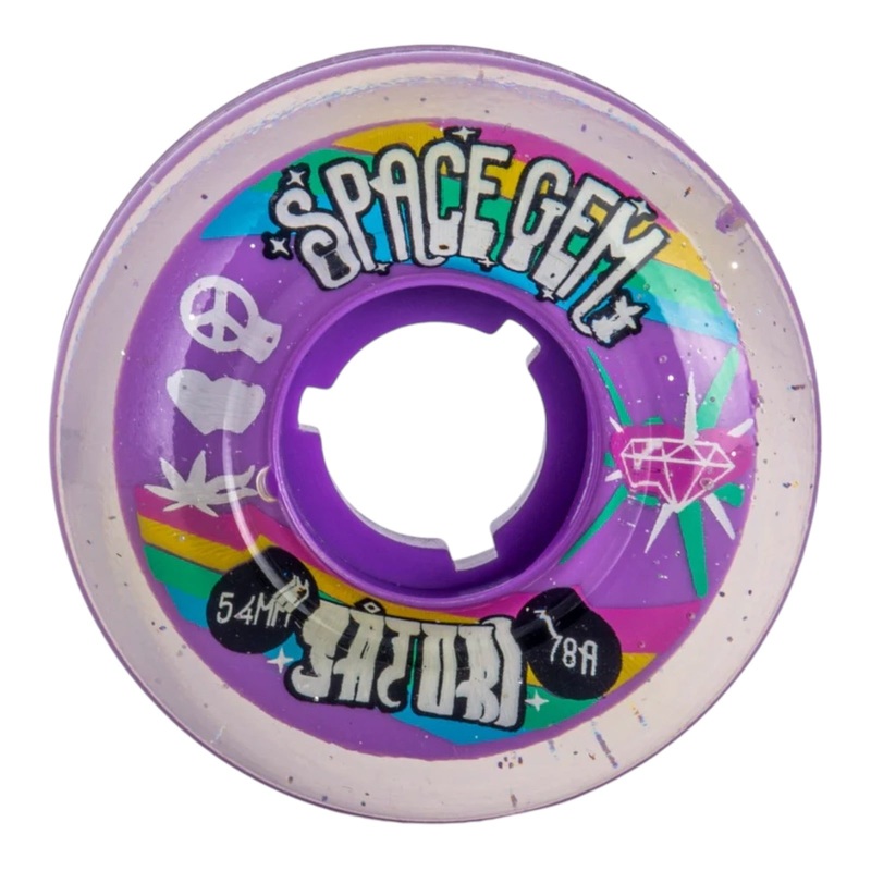 Satori Space Gem 54mm 78a Glitter Skateboard Wheels 54mm