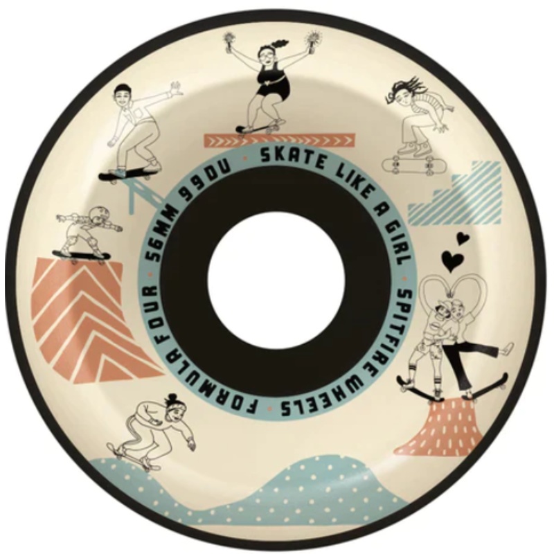 Spitfire F4 Skate Like A Girl Session 99a Conical Full Wheel 56mm