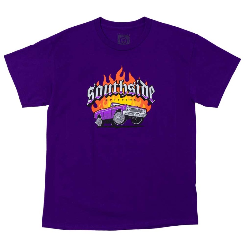 Spitfire Wheels Tee Southside Skatepark Purple SM