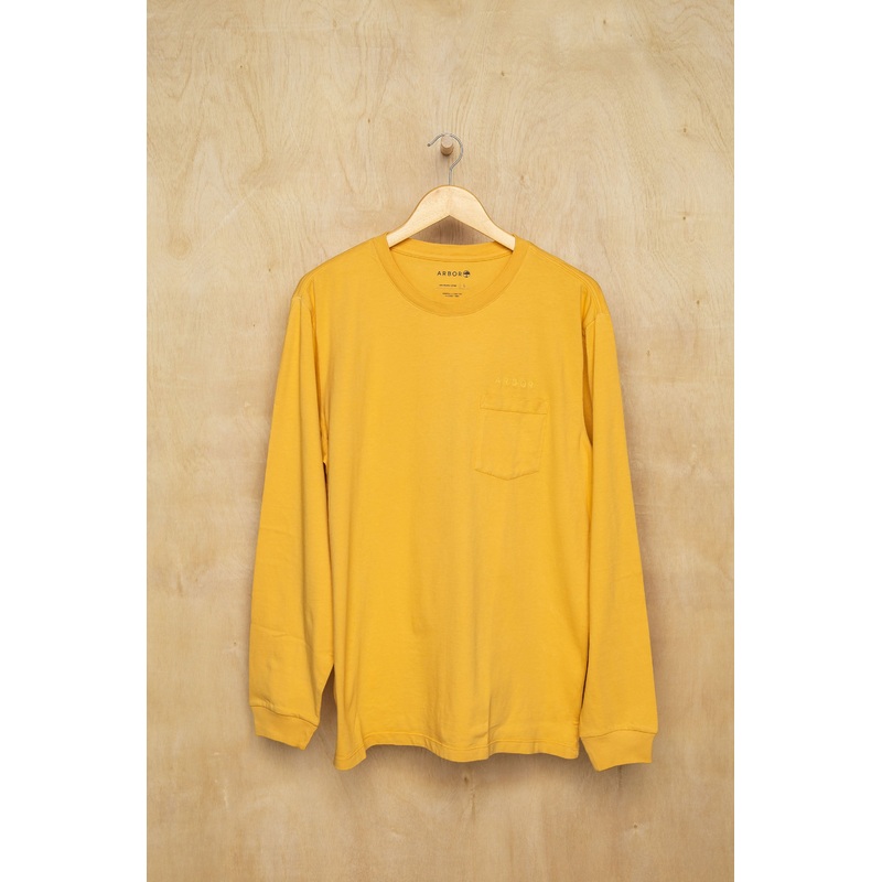 Surplus Long Sleeve Pocket Tee – Mustard Small