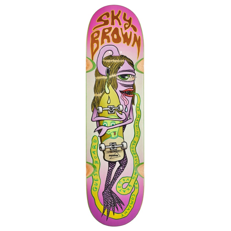 Toy Machine Sky Brown Guest Model 8.25″ Skateboard Deck 8.25″ WB 14.25″