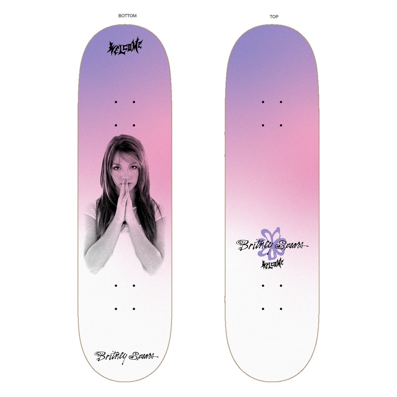 WELCOME X BRITNEY SPEARS BELIEVE 8.5″ SKATEBOARD DECK