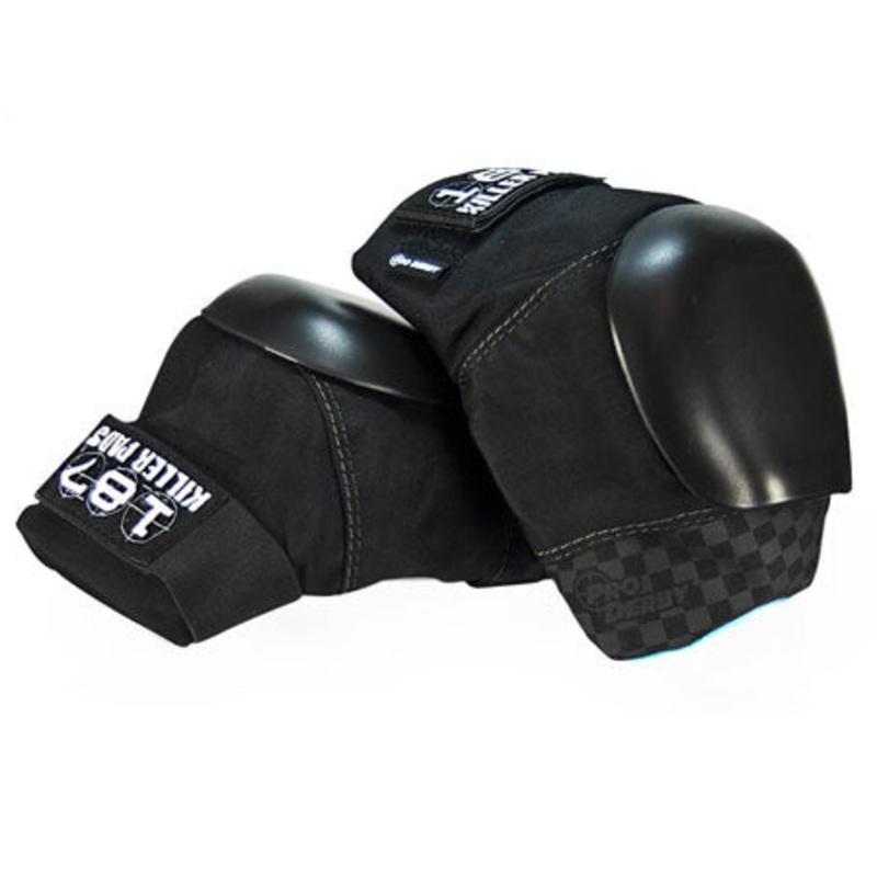 187 Killer Pads Pro Derby Knee Pad Black/ Black Small