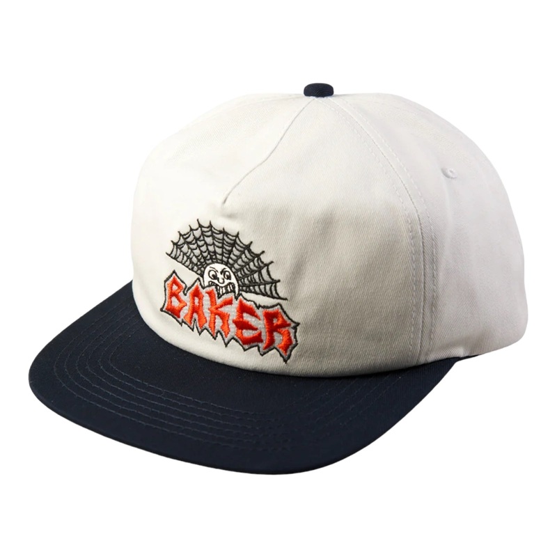 BAKER JOLLYMAN SNAPBACK HAT WHITE/NAVY OS