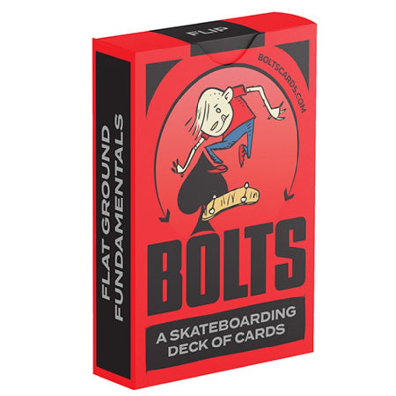 Bolts Flip Deck of Cards Red One size fits all