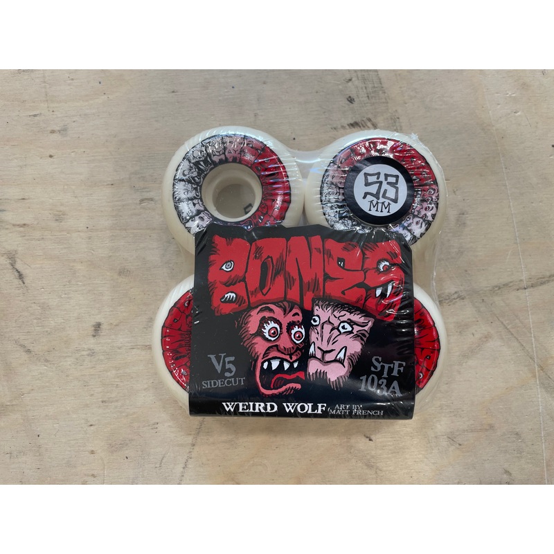 BONES WEIRD WOLF 53 V5 SIDECUT STREET TECH