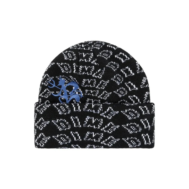 Dime Chopper Fold Beanie Black
