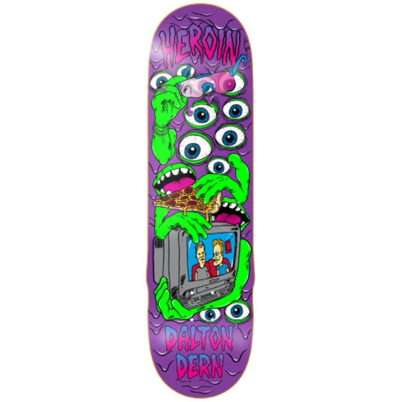 Heroin Dern Mutate or Die Skateboard Deck 8.75″ 8.75″