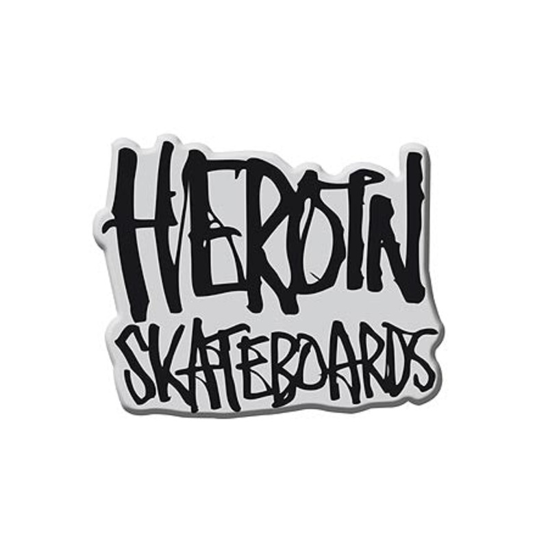 Heroin Skateboards Script Lapel Pin N/A N/A