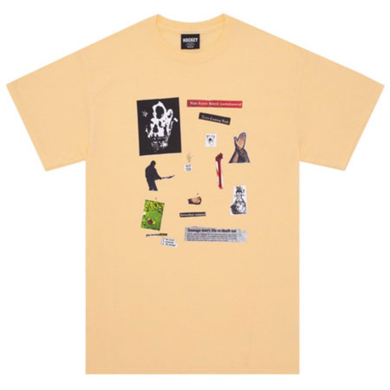 Hockey Summoned T Shirt Yellow Haze Large