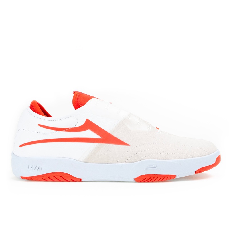 Lakai Mod Cup Skate Shoe – White/ Flame UK 6