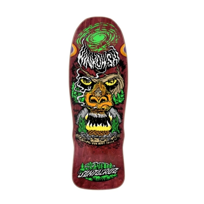 Santa Cruz Erick Winkowski BIGFOOT Skateboard Deck – WINE STAIN